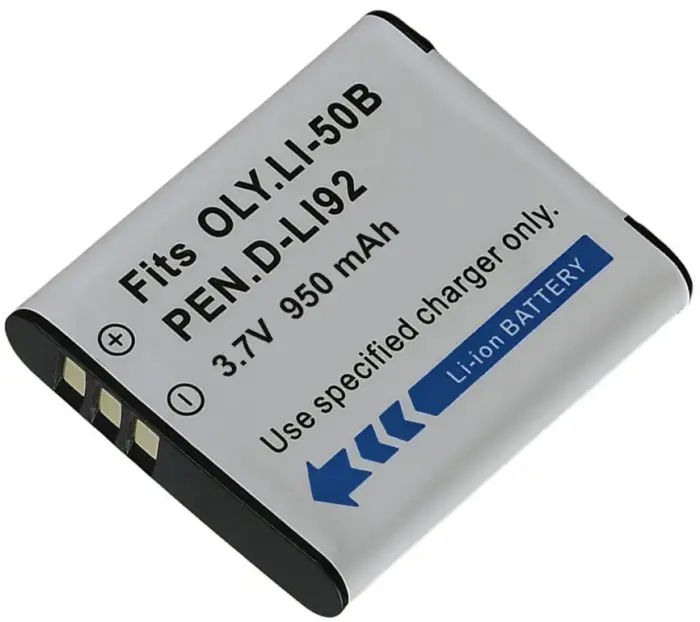 TRX baterija/ 950 mAh/ pro Olympus LI-50B/ Pentax D-Li92/ Ricoh DB-10/ neoriģinālais