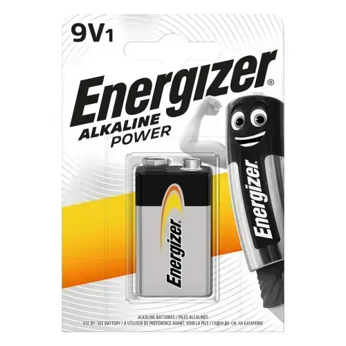 Energizer 6LR61 Alkaline Power 9V baterija, 1 vnt.