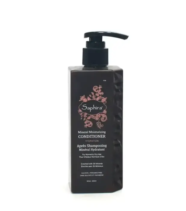 Saphira Mineral Plaukų Kondicionierius, Be Sulfatų, Drėkinantis, 250 ml