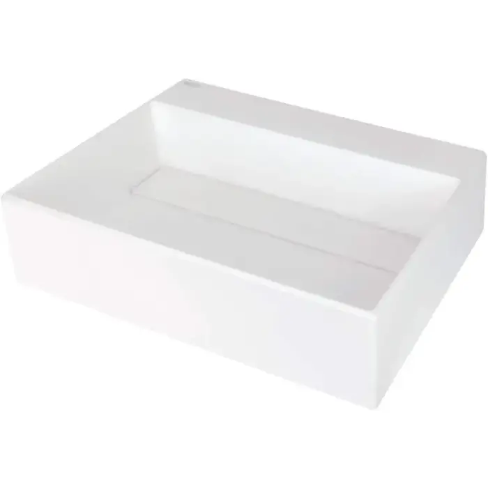 Granite countertop washbasin with space for a tap - with a cover