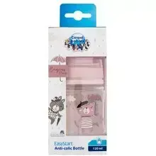 Canpol Babies Bonjour Paris Easy Start Anti-Colic Bottle 120 ml - Pink