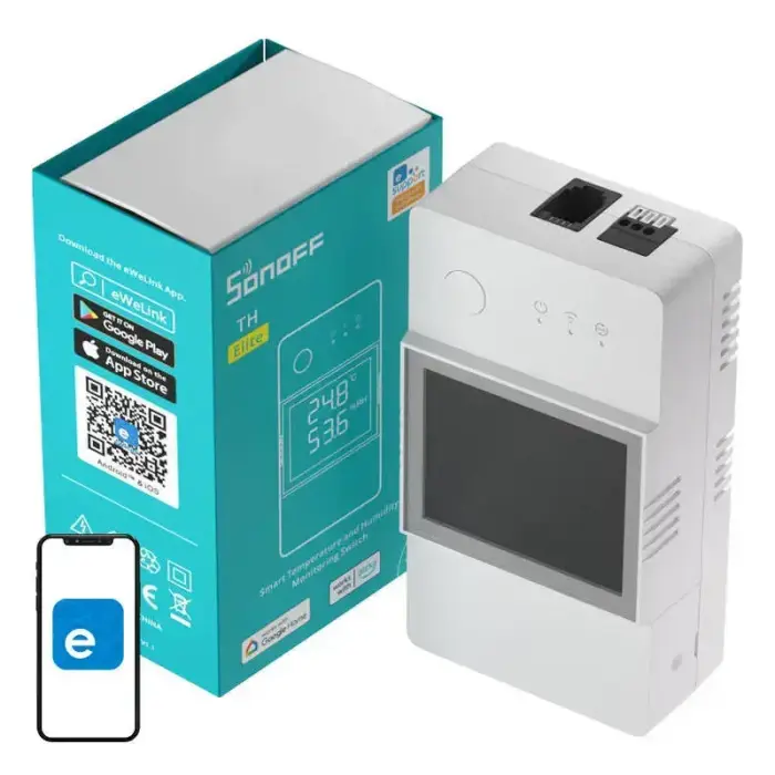 TH Elite Smart Temperature and Humidity Controller Sonoff THR316D