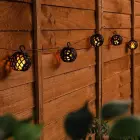 SOLAR LAMP FIREBALLS 7CM 5PCS — Photo 21
