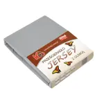 Jersey Fitted Sheet 80x200 cm, Grey — Photo 1