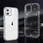 Crystal Glitter Dėklas iPhone 12 Pro Max Sidabrinis — Nuotrauka 3