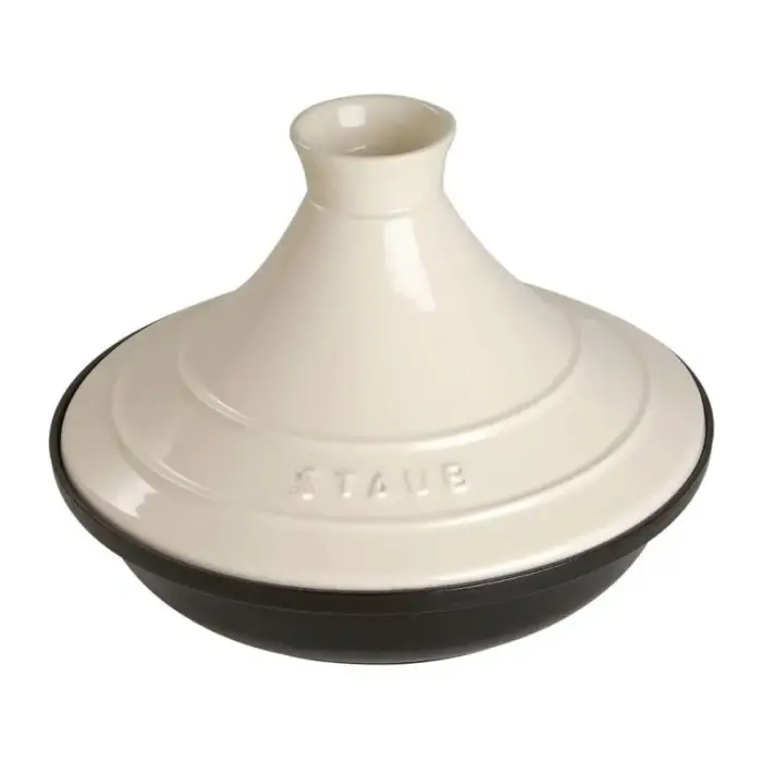 Staub Tajine Dish – 28 cm, Beige-Black