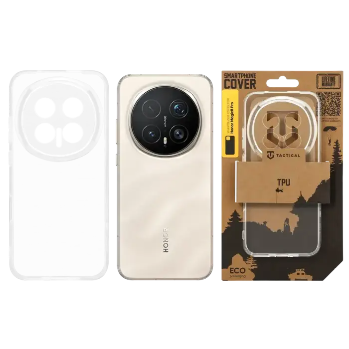 Tactical TPU Cover for Honor Magic8 Pro Transparent Photo