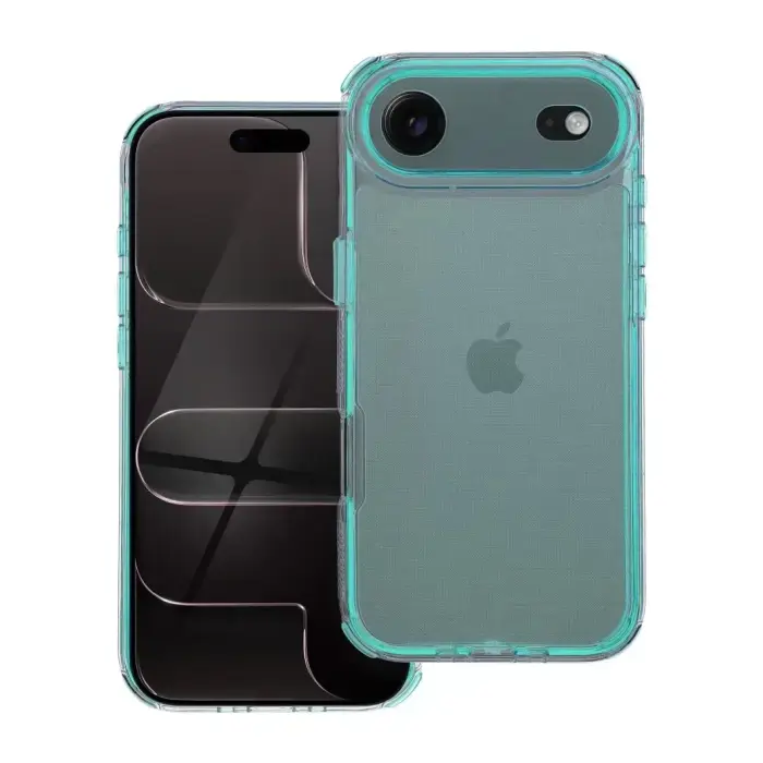MATRIX CLEAR dėklas iPhone 17 Air mint