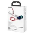 Baseus USB - Lightning kabelis priekš iPhone 2.4A 1m Sarkans — Foto 6