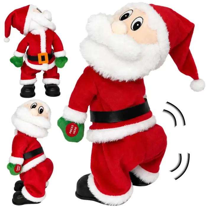 Dancing singing santa claus twerking funny christmas large