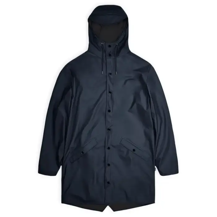 Rains unisex long rain jacket LONG JACKET W3 12020 47 NAVY - Rozmiar: XS
