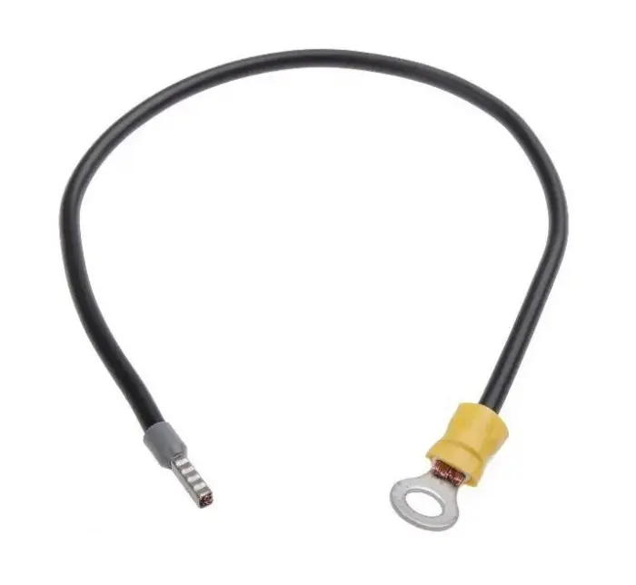Solarmi Cable for battery connect, 50cm, 10mm2, ring M8 - bootlace ferrule