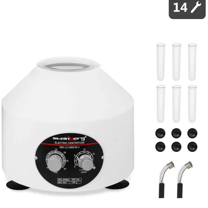 Professional laboratory centrifuge for plasma, 6 x 20ml test tubes, 110W SBS-LZ-4000/20-6