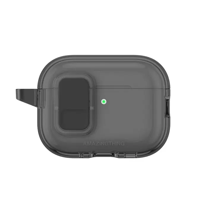 AMAZINGTHING Minimal dėklas AirPods Pro 3 ausinėms - Juodas