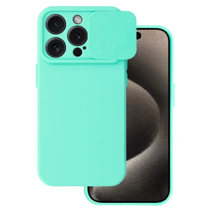 Camshield Soft ümbris iPhone 15 Pro Max - Mint