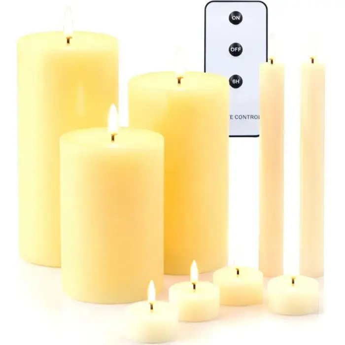 CANDLE SET 9 PCS