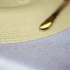 Table placemat Chef, diameter 38 cm, round, light beige Photo