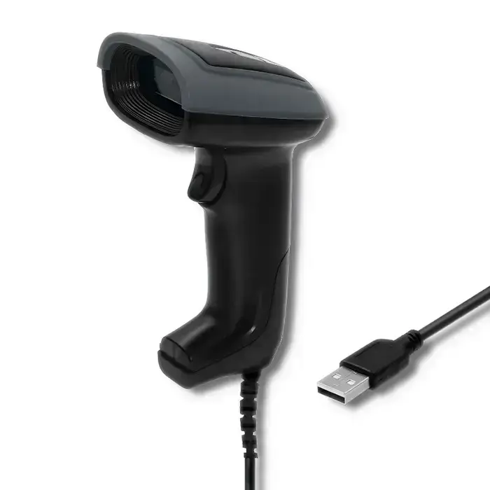Qoltec barcode reader and QR code scanner | 1D 2D | USB | Durable