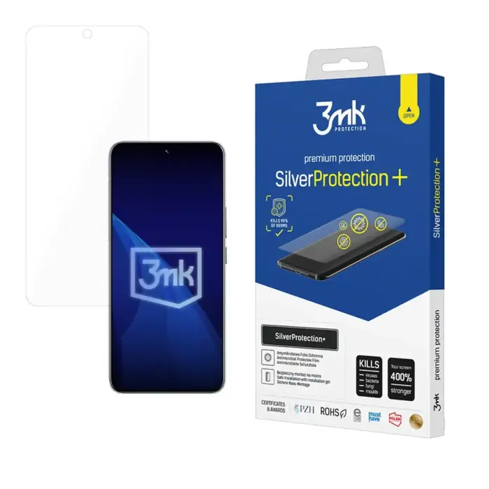3MK SilverProtect+ antibakteriāla aizsargplēve Xiaomi 15 Ultra