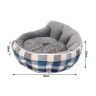 Dog bed soft fluffy comfortable small medium dog — Photo 8
