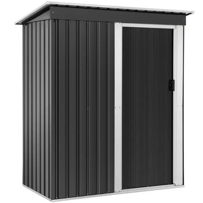 Uniprodo UNI_MS_02 металлический сарай для садовых инструментов 163 x 89 x 181 см
