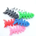 Fish-shaped headphone cable wrap – black — Photo 2