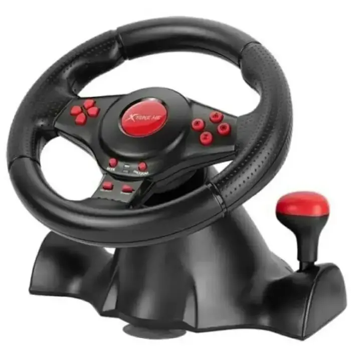 Xtrike Me GP-903 Racing Steering Wheel – Black