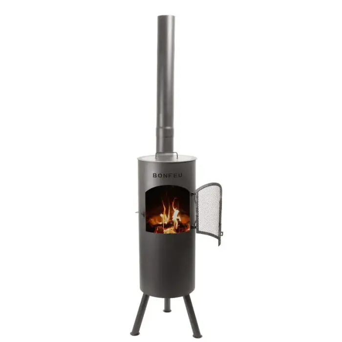 BONFEU GARDEN FIREPLACE BONGIANO LP BLACK