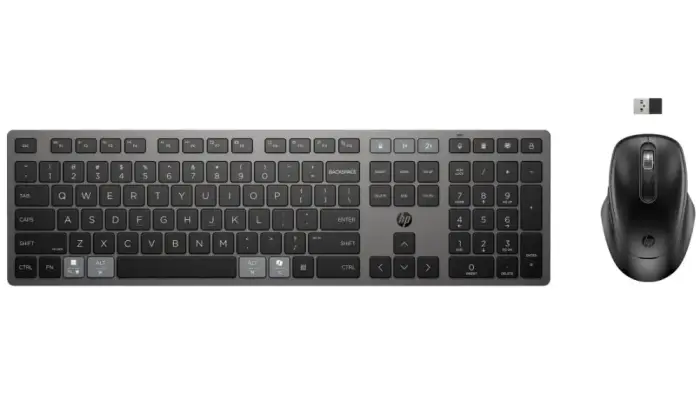 HP 725 Capacitor Wireless Keyboard and Mouse