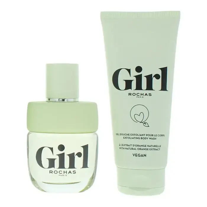 Rochas Girl kinkekomplekt: tualettvesi naistele 60 ml + kooriv dušigeel kehale 100 ml