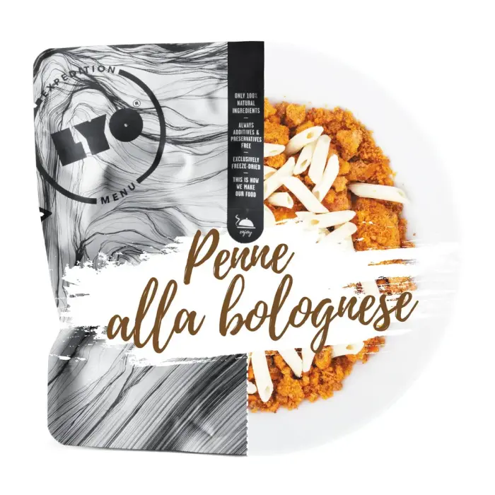 LyoFood - Penne alla Bolognese liofilizuotas maistas - 500 g