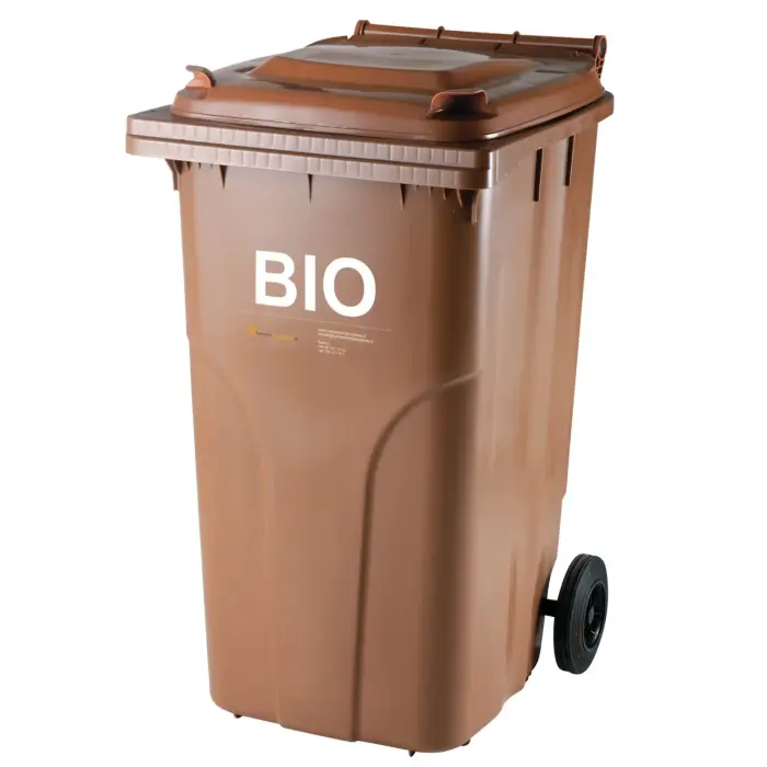EUROPLAST BIO Waste and Food Waste Bin 240L - Brown