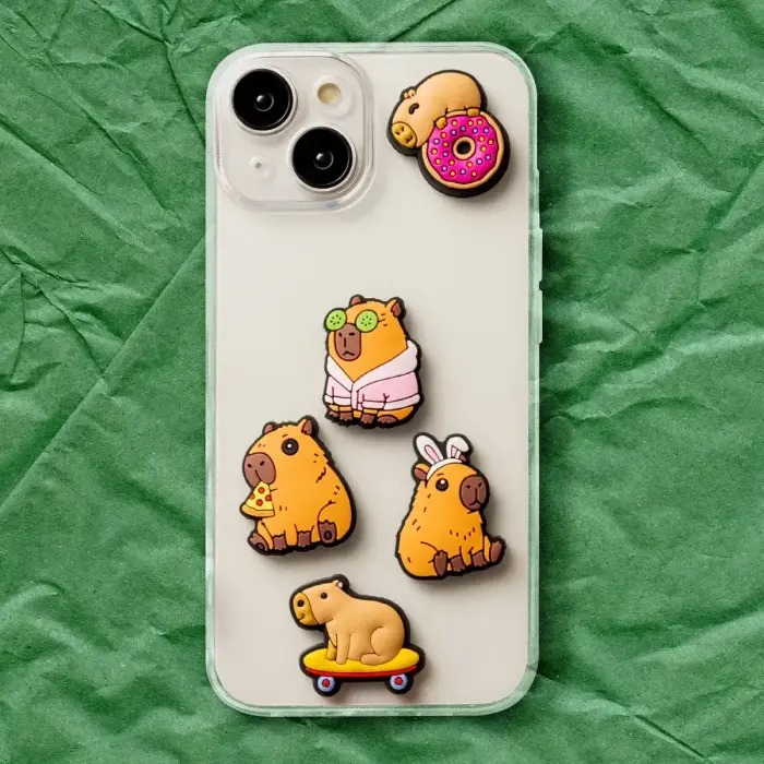 3D Sticker Capybara 5pcs set Фото num