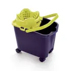 MERY Rectangular bucket on wheels 14 ltr with squeezer — Photo 1
