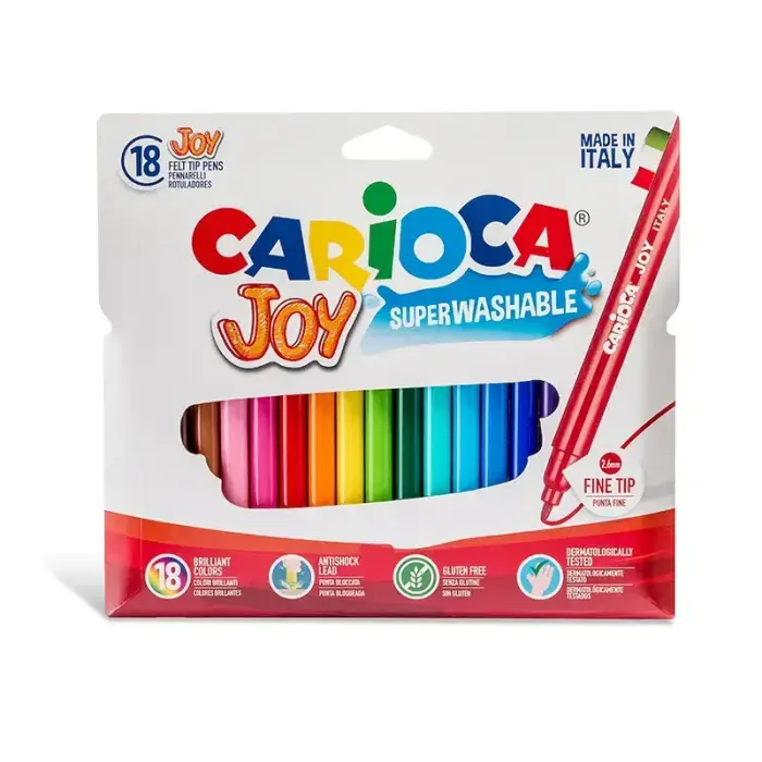 Фломастеры CARIOCA JOY 18 цвета