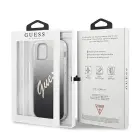 Guess Glitter Gradient Script Hardcase for iPhone 12 mini, Black — Photo 8