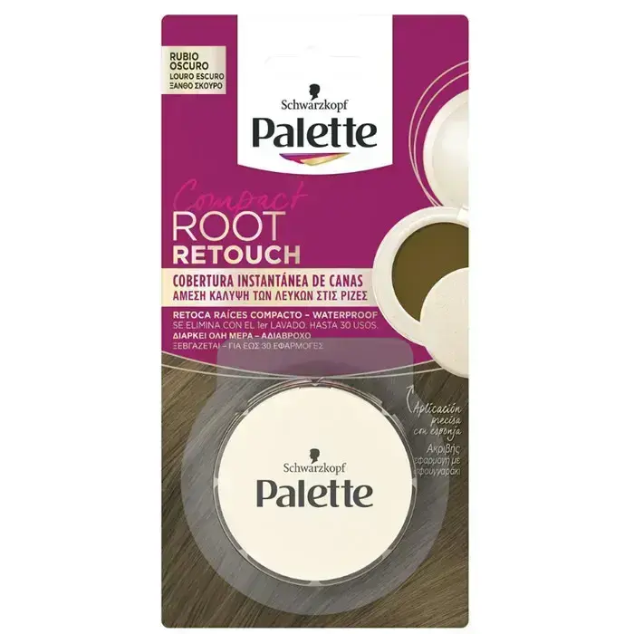 Schwarzkopf Palette Kompaktais Sakņu Retušētājs Tumši Blondi