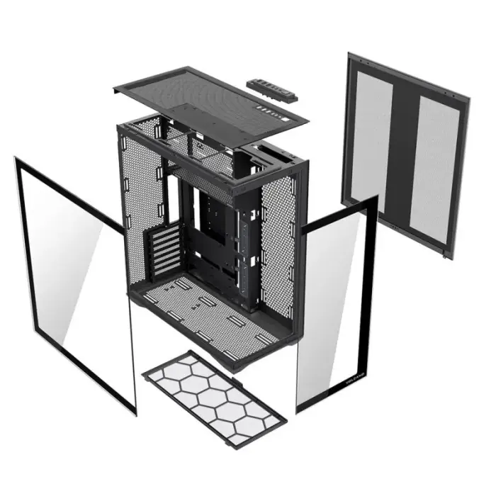 MODECOM VOLCANO SPACE XL FULL TOWER NF datortorņa korpuss – melns
