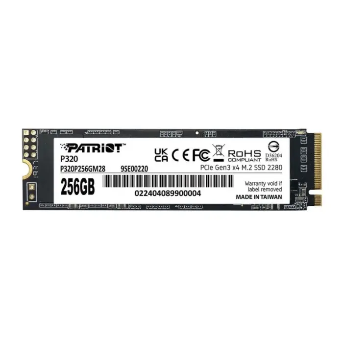 Patriot Viper P320 M.2 PCIe NVMe 256GB cietvielu diskdzinis