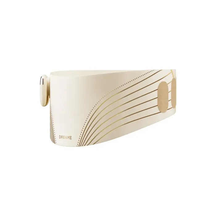 Back, waist and belly massager with heating, gold