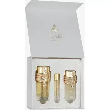 Lattafa Perfumes Musamam White Intense Dárková sada EDP 100 ml, miniaturka EDP 12 ml a vlasová mlha 50 ml