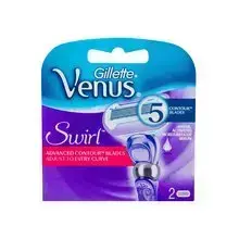 Gillette Venus Swirl - Keičiamos skustuvo galvutės, 4 vnt.