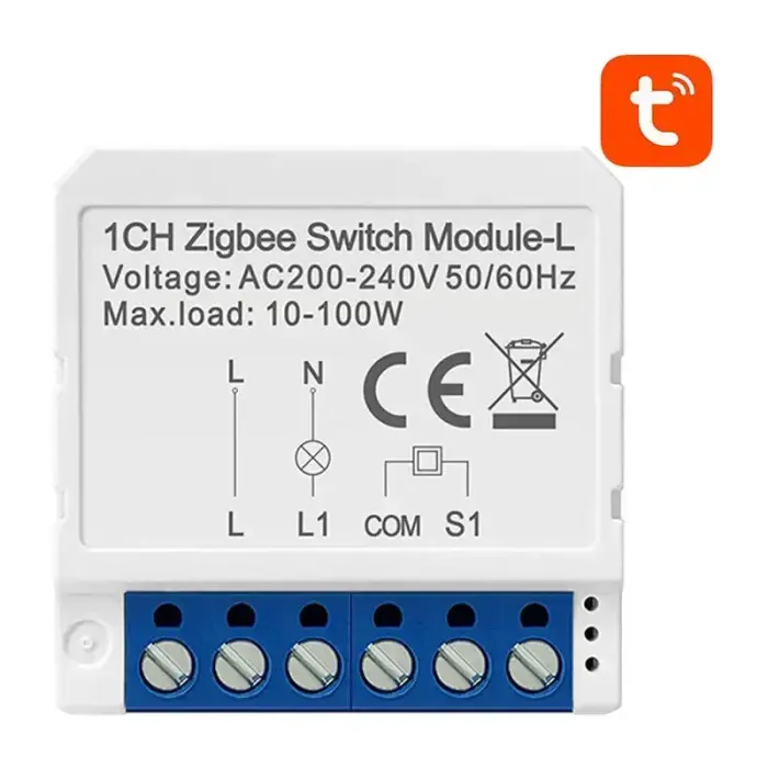 Avatto LZWSM16-W1 ZigBee viedā slēdža modulis