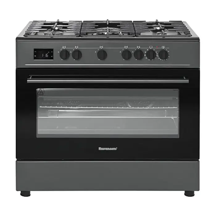Ravanson KWGE-K90A Cheff Modern Black gaasi-elektripliit