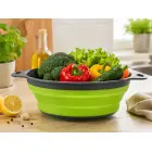 Foldable silicone strainer, silicone kitchen drainer — Photo 4