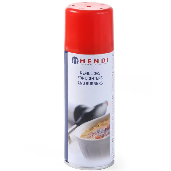 Gas for Creme Brulee torch and lighters 200ml - Hendi 199008
