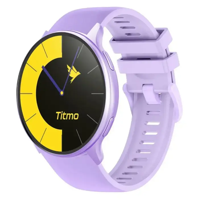 Nutikell TITMO O-200 (GPS, AMOLED, Bluetooth kõned, silikoonrihm) lavendel