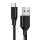 Kabel przewód micro USB - USB-A 25cm - czarny Foto 1