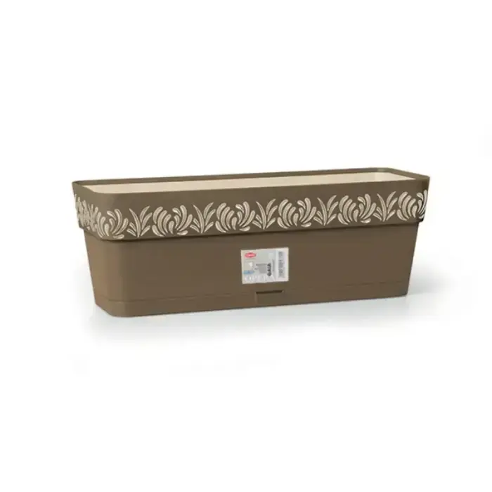 Lillekast alusega Gaia 50x18x17cm pruun