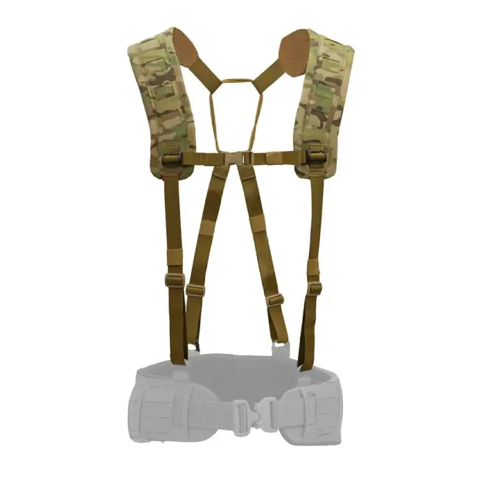Templars Gear X-Harness 4-point Tactical Suspenders – MOLLE – MultiCam